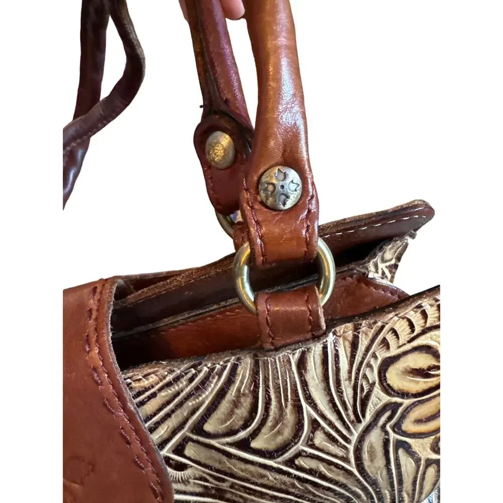 Patricia Nash Rienzo Satchel Tobacco Fields